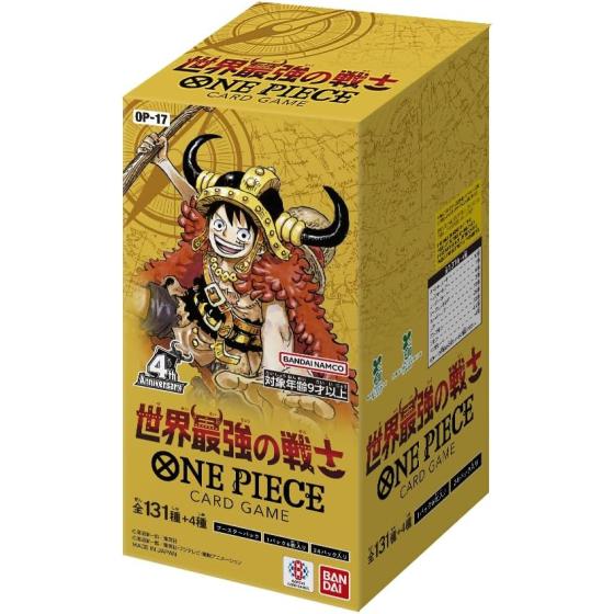 万代 ONE PIECE卡牌游戏 补充包 世界最强战士【OP-17】 (BOX)24包