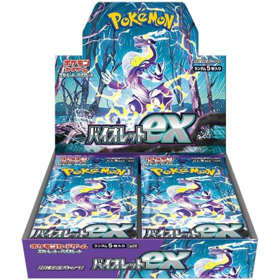 口袋妖怪卡牌游戏 猩红与紫罗兰 扩展包 紫罗兰ex BOX