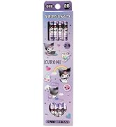 サンリオ(SANRIO) サンリオ 鉛筆パック 2B クロミ クロミちゃん kuromi 0.8×0.8×17.6cm キッズ学習文具 キャラクター 566195 SANRIO